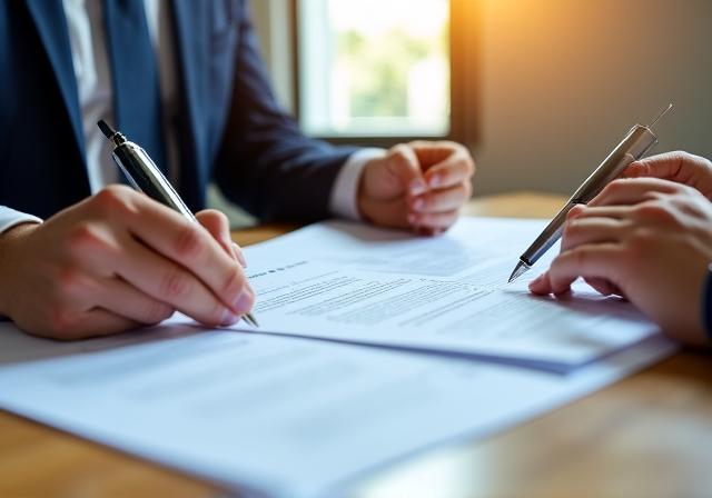 Reunión estratégica legal en oficina moderna